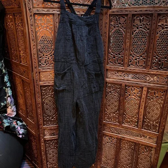 Natural Life Dakota overalls, washed black, size Large - Picture 2 of 5